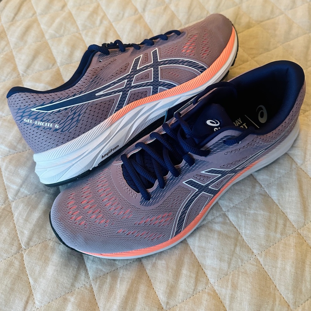 🆕 ASICS GEL-Excite 6 Women’s Running Shoes in Violet Blush Dive Blue, 11M 💙💜👟